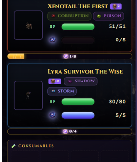 Hero health panels