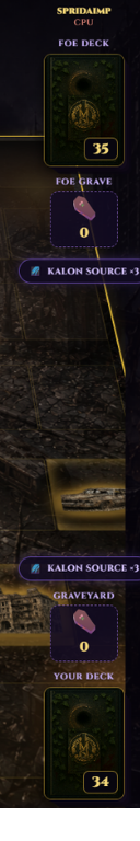 In-battle resource rail